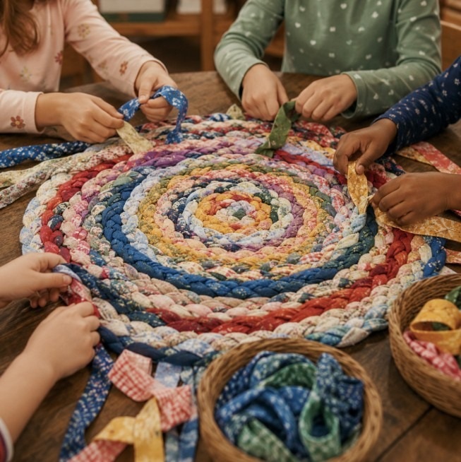 Community Rag Rug Making at Kuhlmann-King Historical Complex