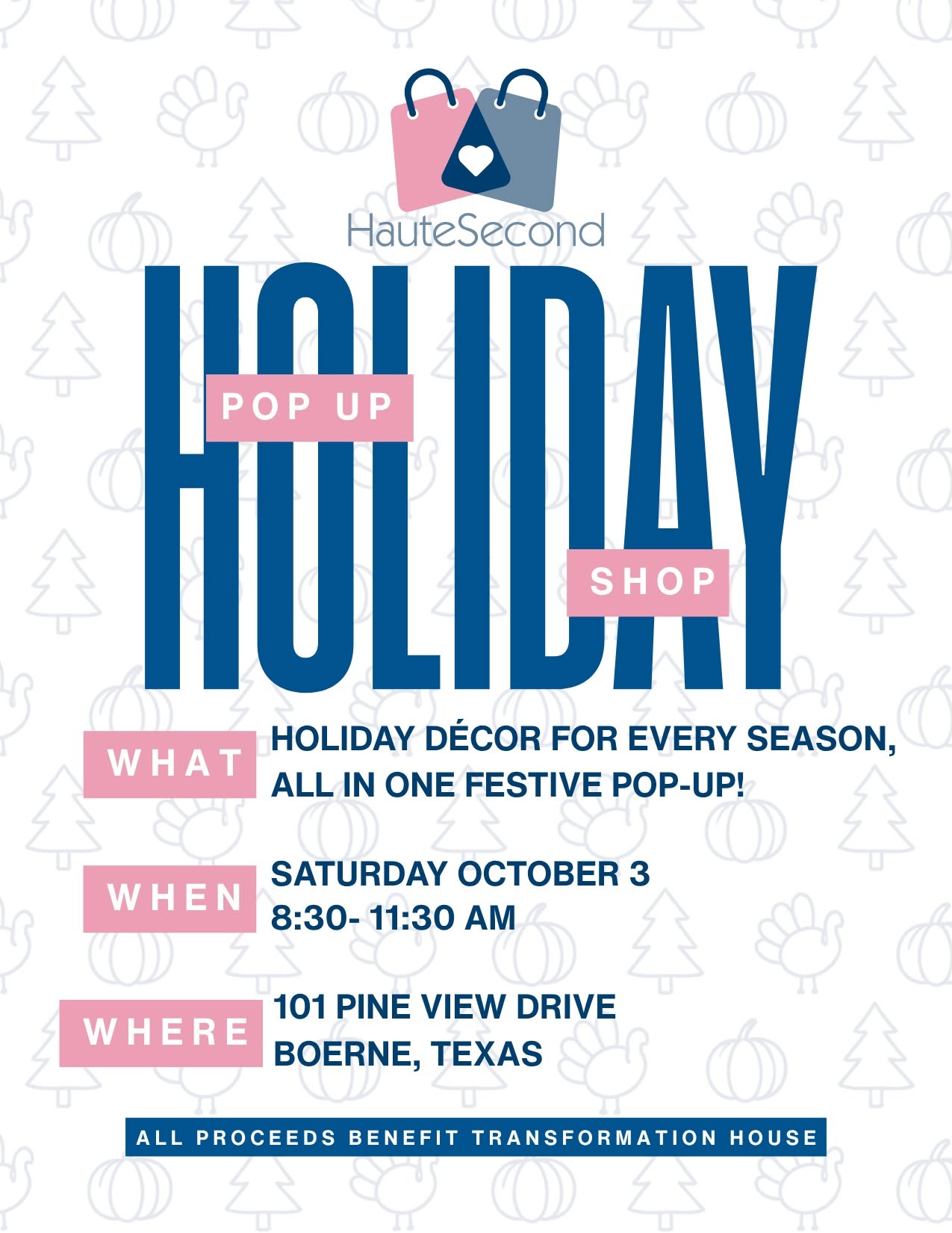 Holiday Pop-Up at Transformation House