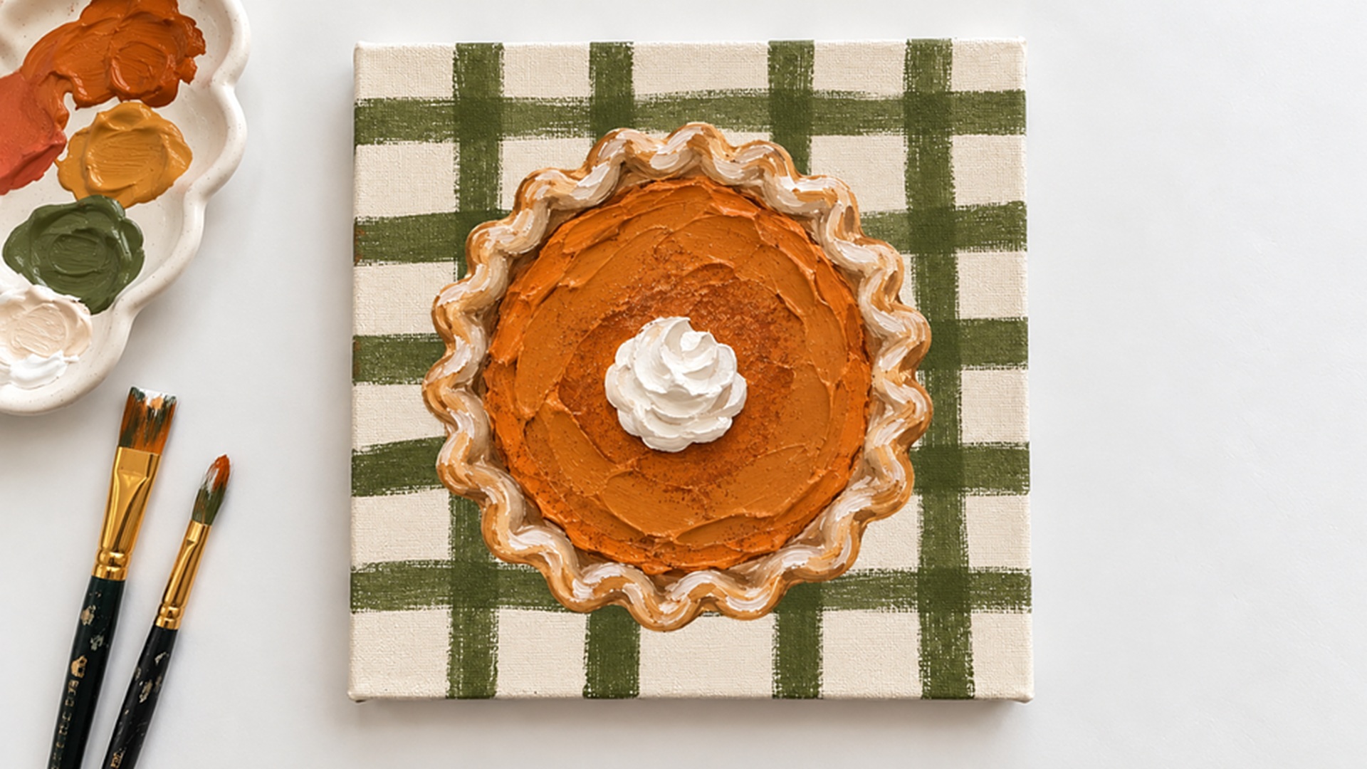 Pumpkin Pie Painting at The Downtown DIY