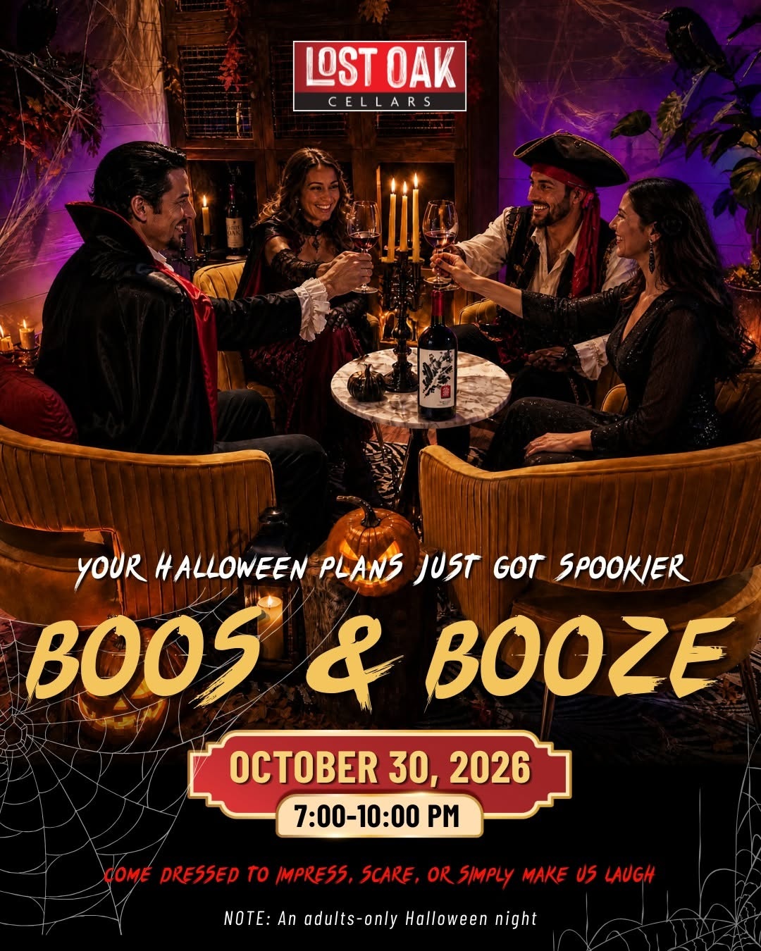 Boos & Booze at Lost Oak Cellars