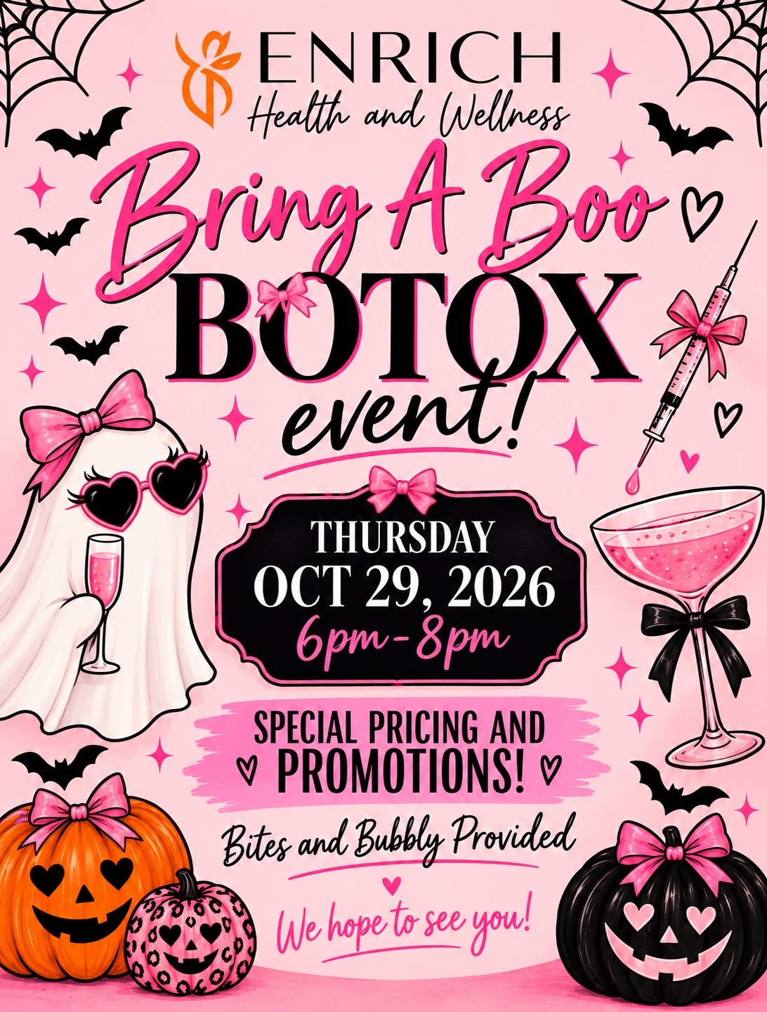Bring A Boo Botox at Enrich Health and Wellness