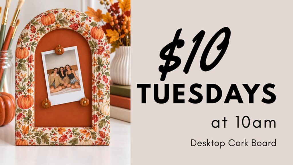 Desktop Cork Board at The Downtown DIY