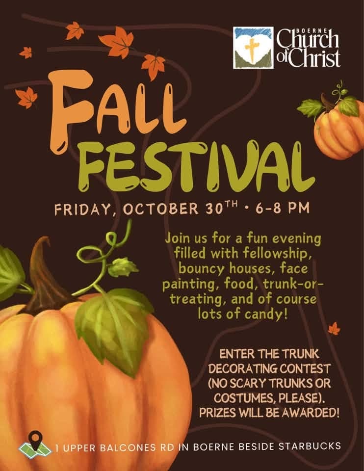 Fall Festival at Boerne Church of Christ
