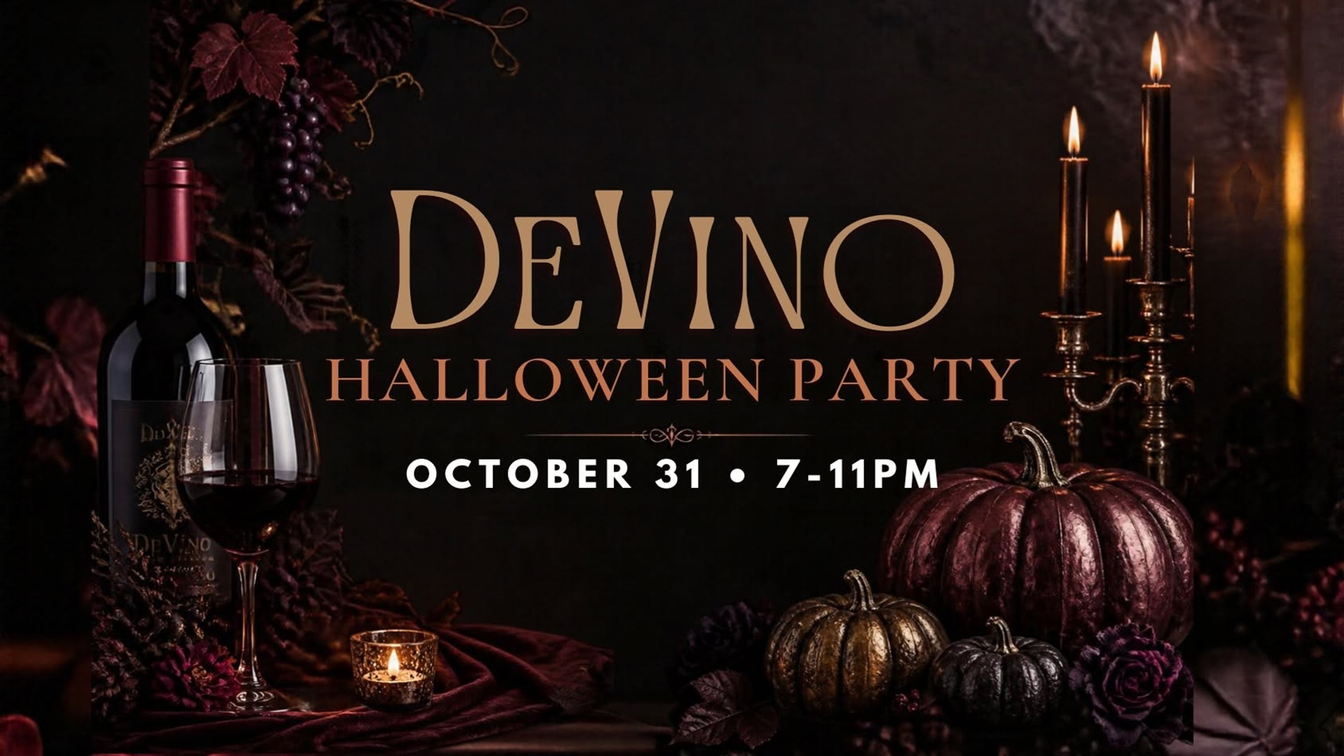 Halloween Night at DeVino Cellars
