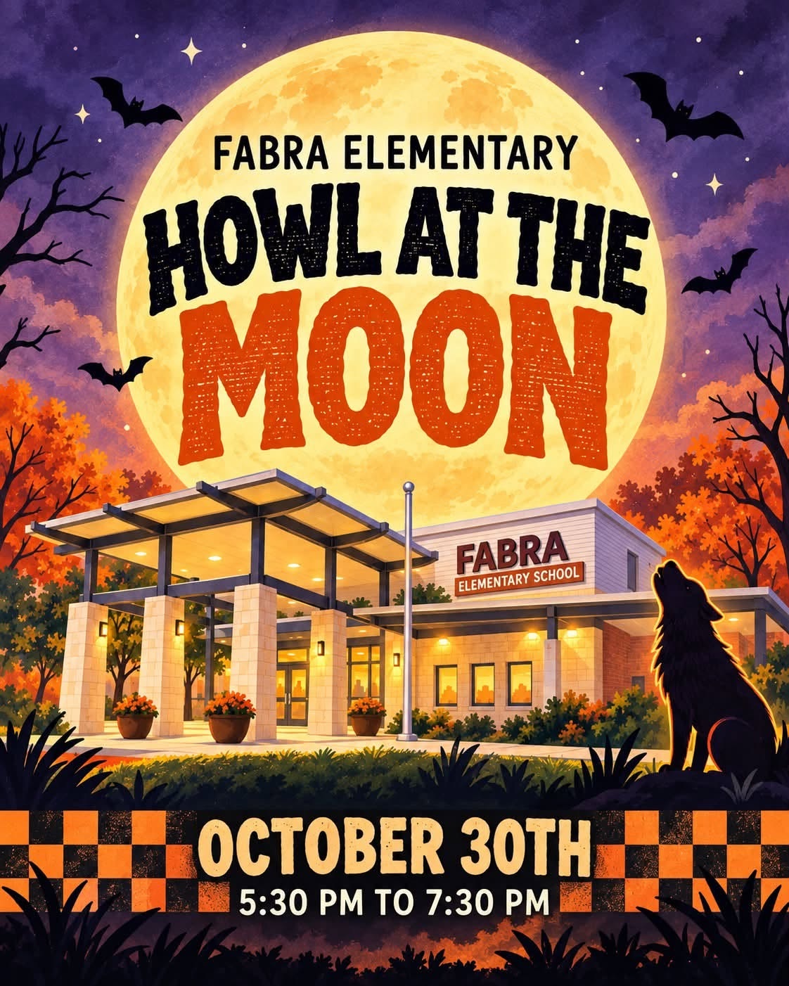 Howl at the Moon at Fabra Elementary