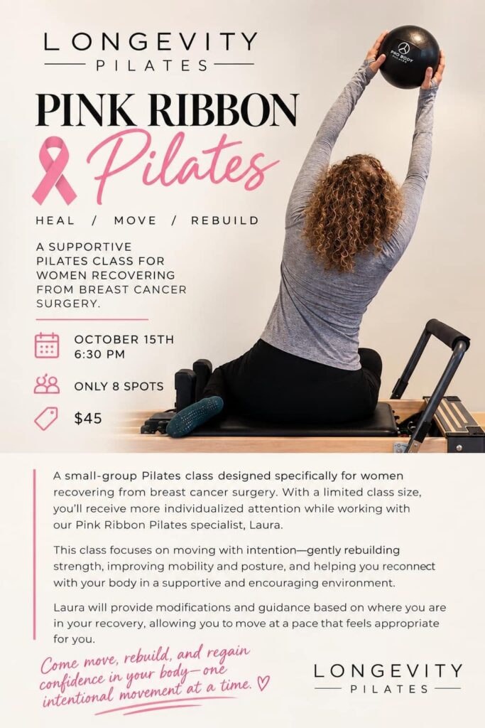 Pink Ribbon Pilates at Longevity Pilates