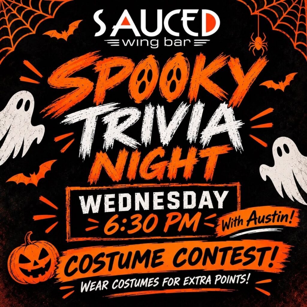 Spooky Trivia Night at Sauced Wing Bar