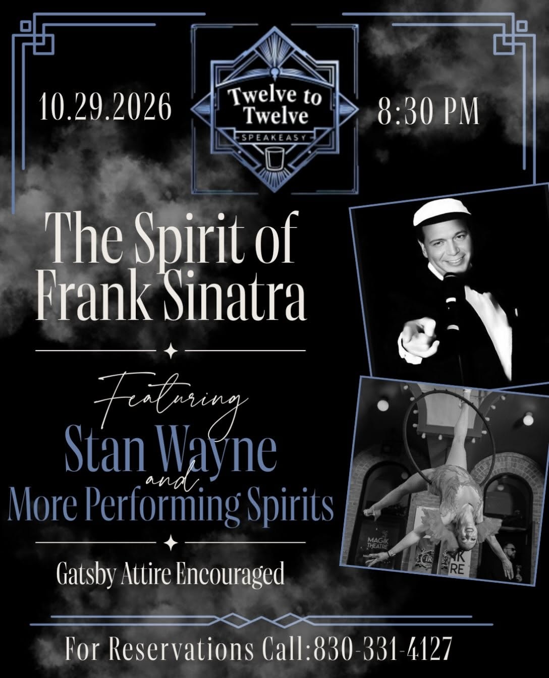 The Spirit of Frank Sinatra at Twelve to Twelve Boerne