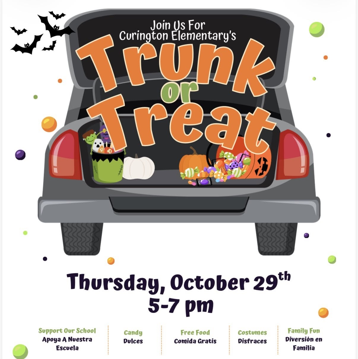 Trunk or Treat at Curington Elementary School