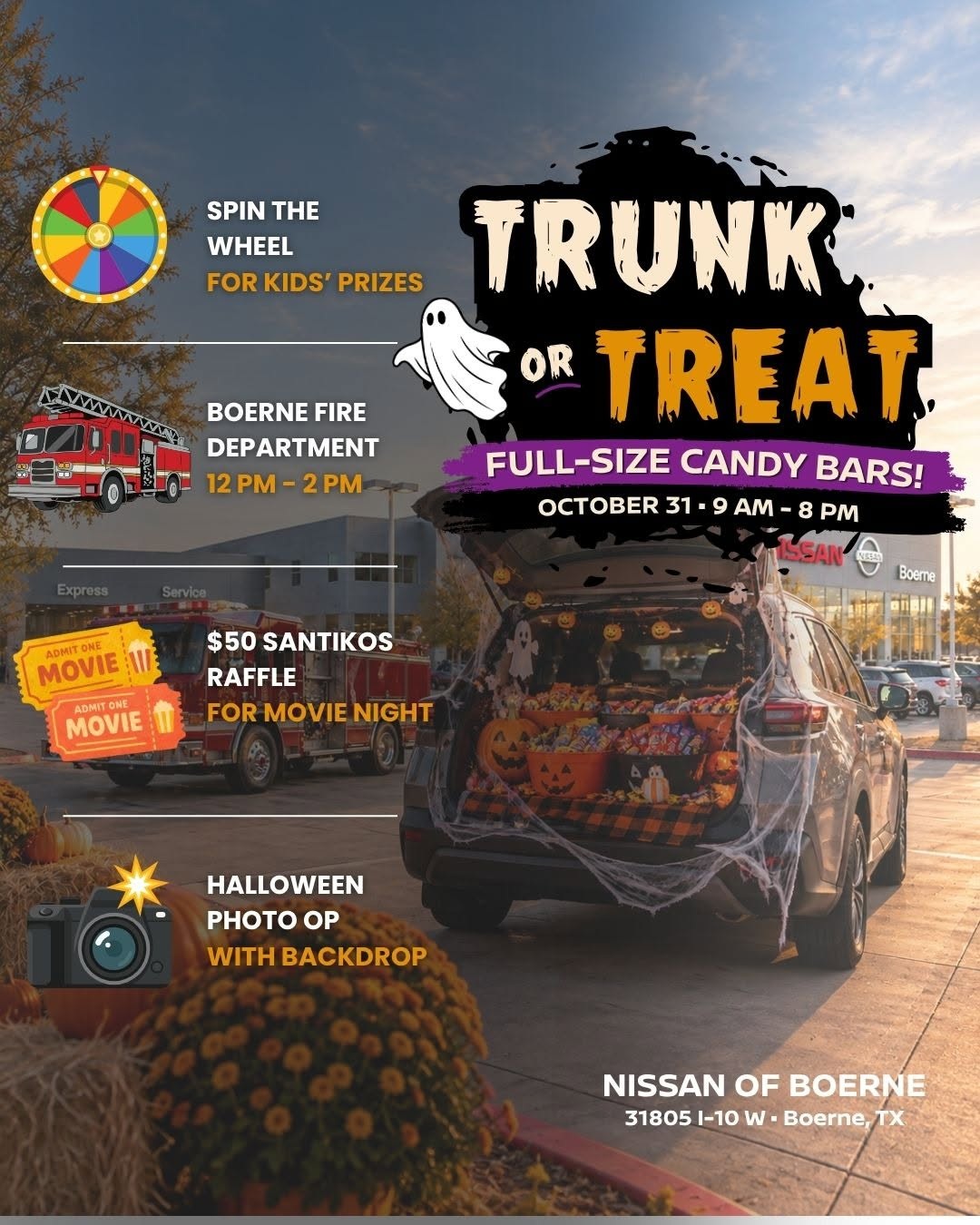 Trunk or Treat at Nissan of Boerne